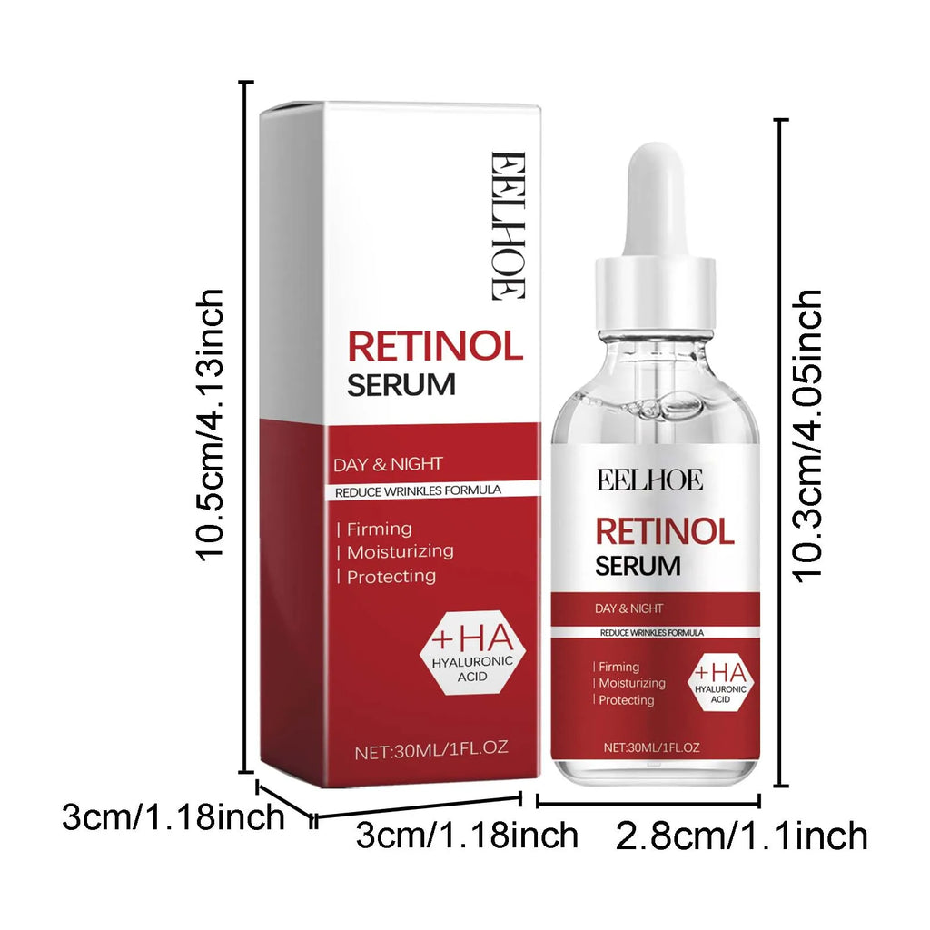 Retinol Serum Reduce Wrinkles Improve Dull Skin Rich Tender Skin Radiant Beautify Facial Moisturizing Hydrating Smooth Essence mbzr
