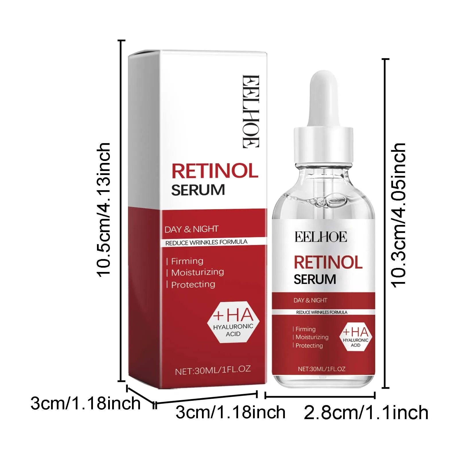 Retinol Serum Reduce Wrinkles Improve Dull Skin Rich Tender Skin Radiant Beautify Facial Moisturizing Hydrating Smooth Essence mbzr