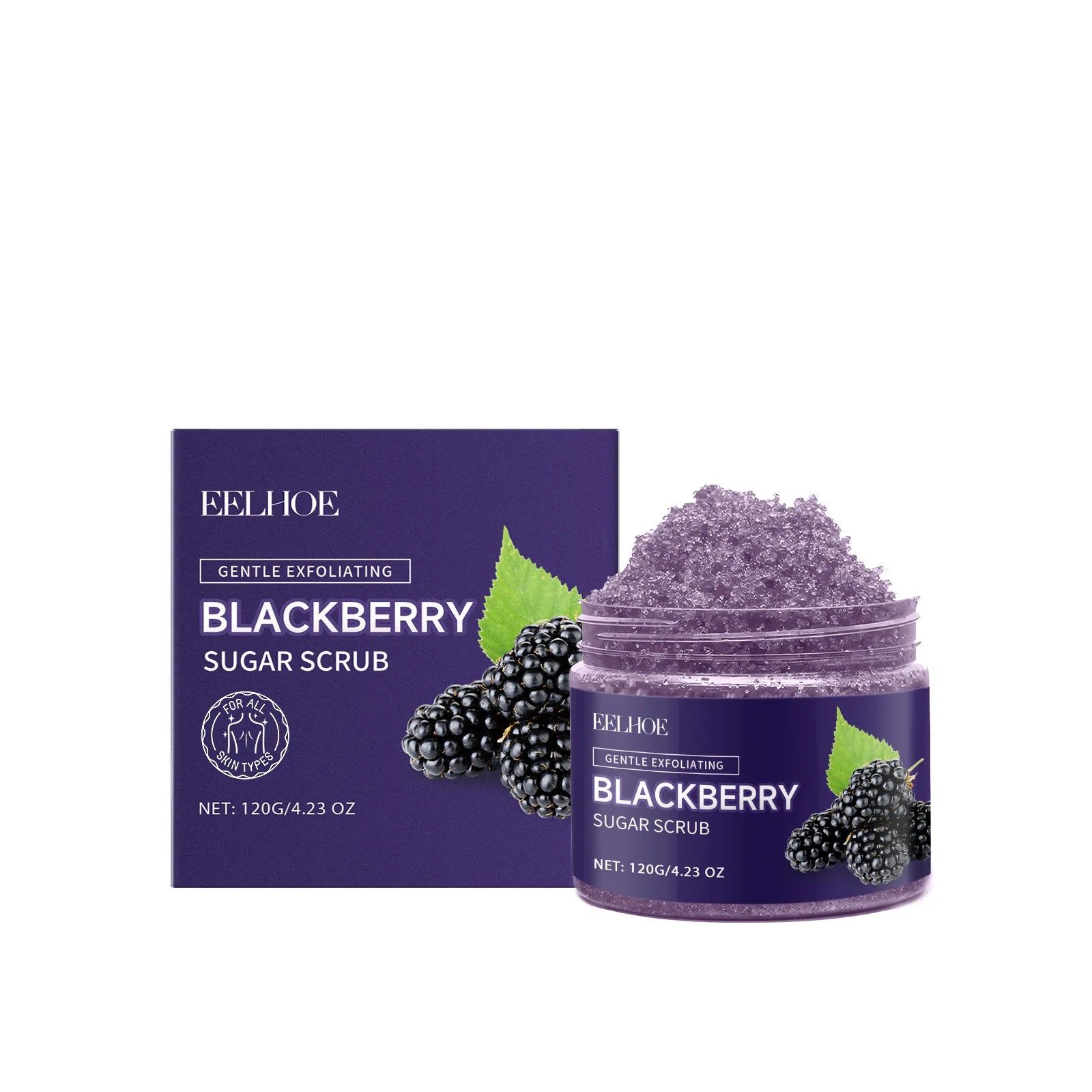 Eelhoe 120g Sugar Body Exfoliating Scrub Cleaning Skin Oil Control Remove Dead Skin Repair Rough Nourishing Smooth Skin Scrub mbzr