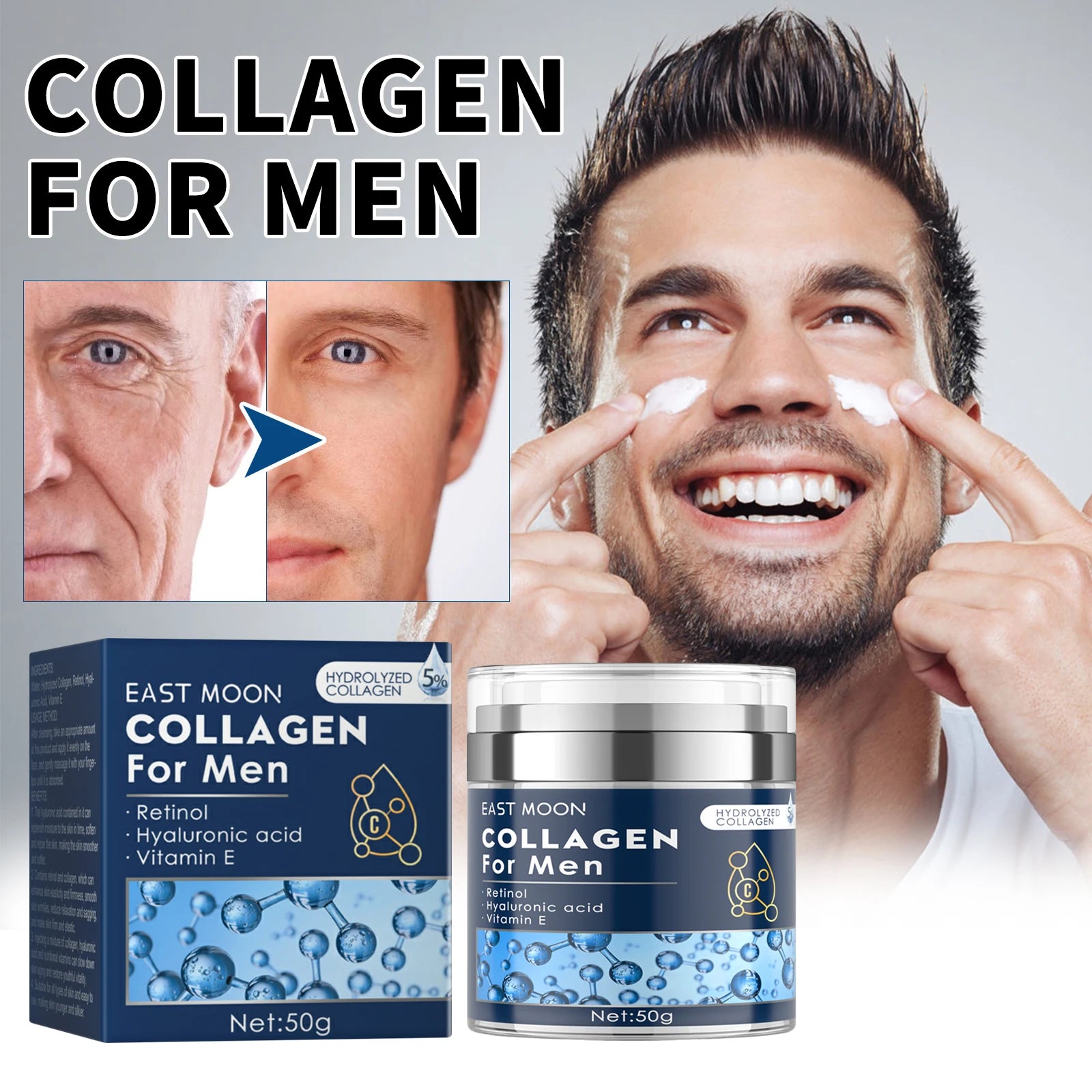 Men's Anti-Aging Collagen Cream – Hydrating & Brightening mbzr