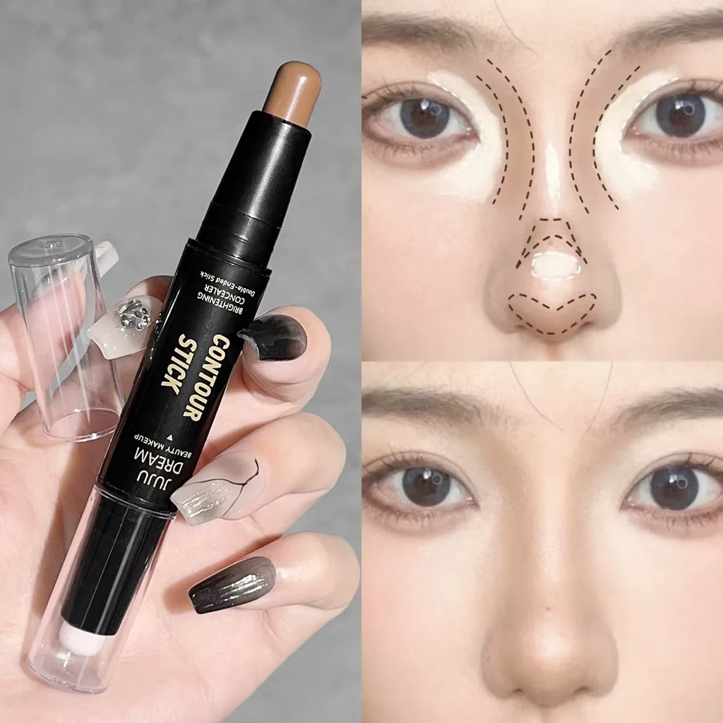 Double-ended Dual-Purpose High-Light Trimming Stick Three-Dimensional Contour Nose Shadow Facial Shape Brighten And Trimming mbzr