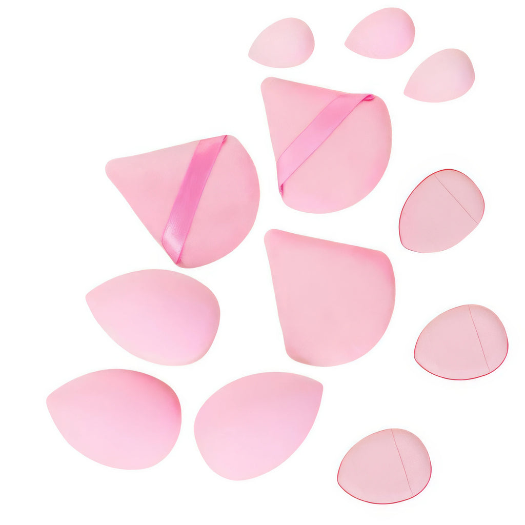 1 Set of 12 Powder/skin/dark Purple Beauty Eggs, Soft, Suitable for Liquid, Face Cream, Suitable for All Skin Types mbzr