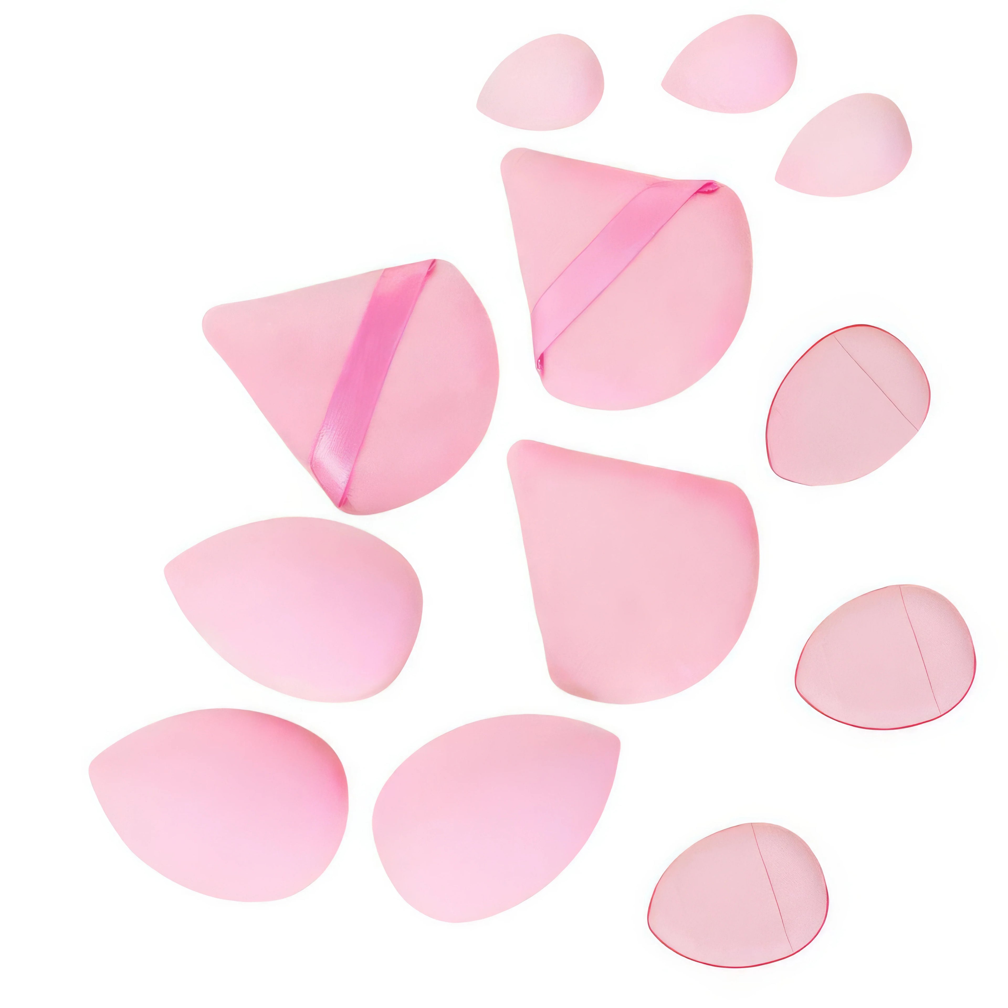 1 Set of 12 Powder/skin/dark Purple Beauty Eggs, Soft, Suitable for Liquid, Face Cream, Suitable for All Skin Types mbzr