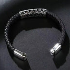 Minimalist Electroplated Stainless Steel Wave Bracelet, Fashion Daily Wear Wrist Jewelry Accessory