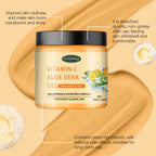 Woodsleep 100g Vitamin C Aloe Facial Care Gel Brightens Skin Tone Deep Moisturizing Purifies Pores Mild Formula Face Cream mbzr