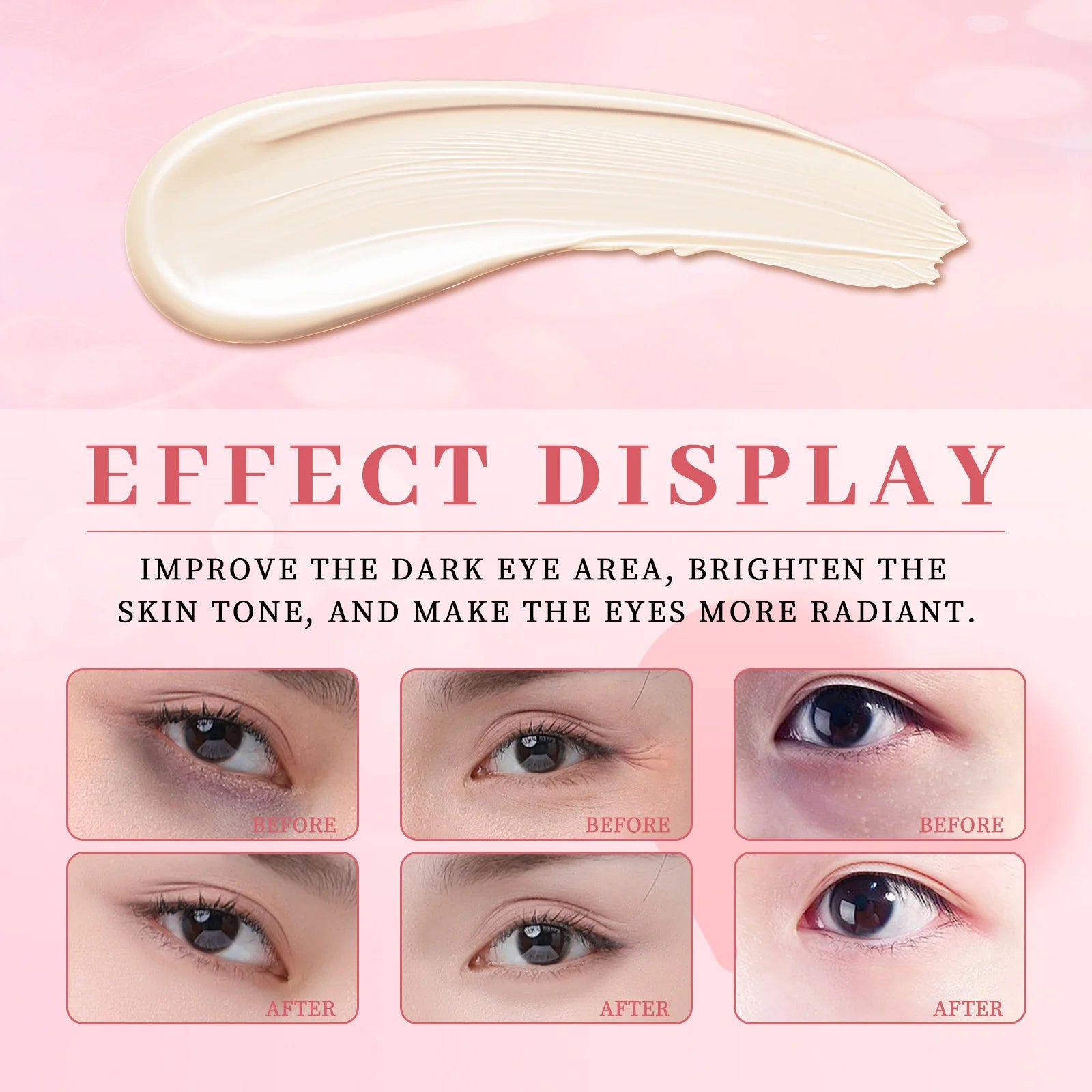 Electric Eye Firming Cream Fade Dark Circles Relieve Wrinkles Dullness Brighten Skin Moisturizing Automatic Roller Eye Serum mbzr