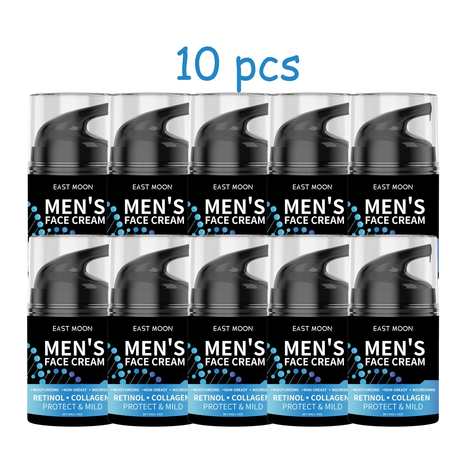 50G Men Retinol Face Cream Moisturizing Nourishing Anti-aging Skin Rejuvenation Fade Fine Lines Non-greasy Men Daily Skin Care mbzr