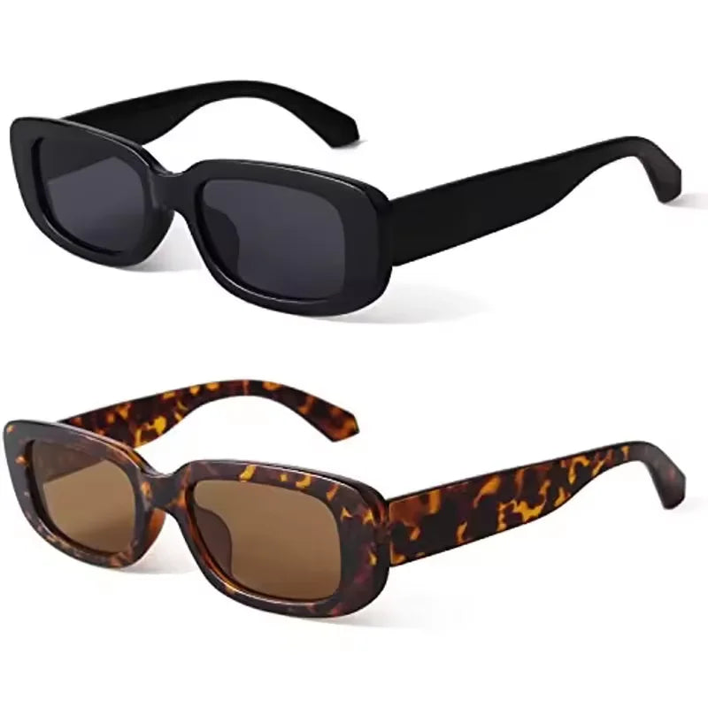 2026 New Small Sunglasses Women Men Trendy Vintage Brand Designer Hip Hop Square Green Sun Glasses Female Eyewear UV400
