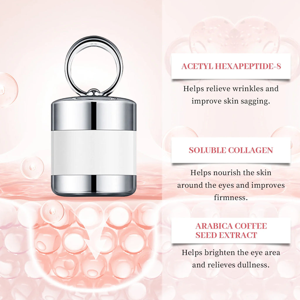 Electric Eye Firming Cream Fade Dark Circles Relieve Wrinkles Dullness Brighten Skin Moisturizing Automatic Roller Eye Serum mbzr