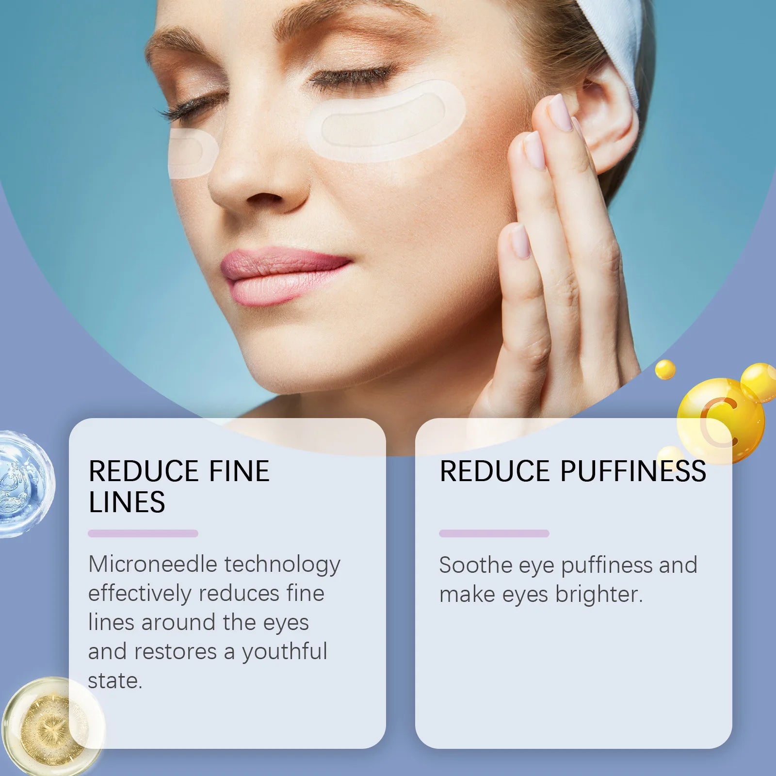 EELHOE Eye Patches Hydrating Nourishing Gentle Lightweight Fit For Daily Under Eye Care mbzr