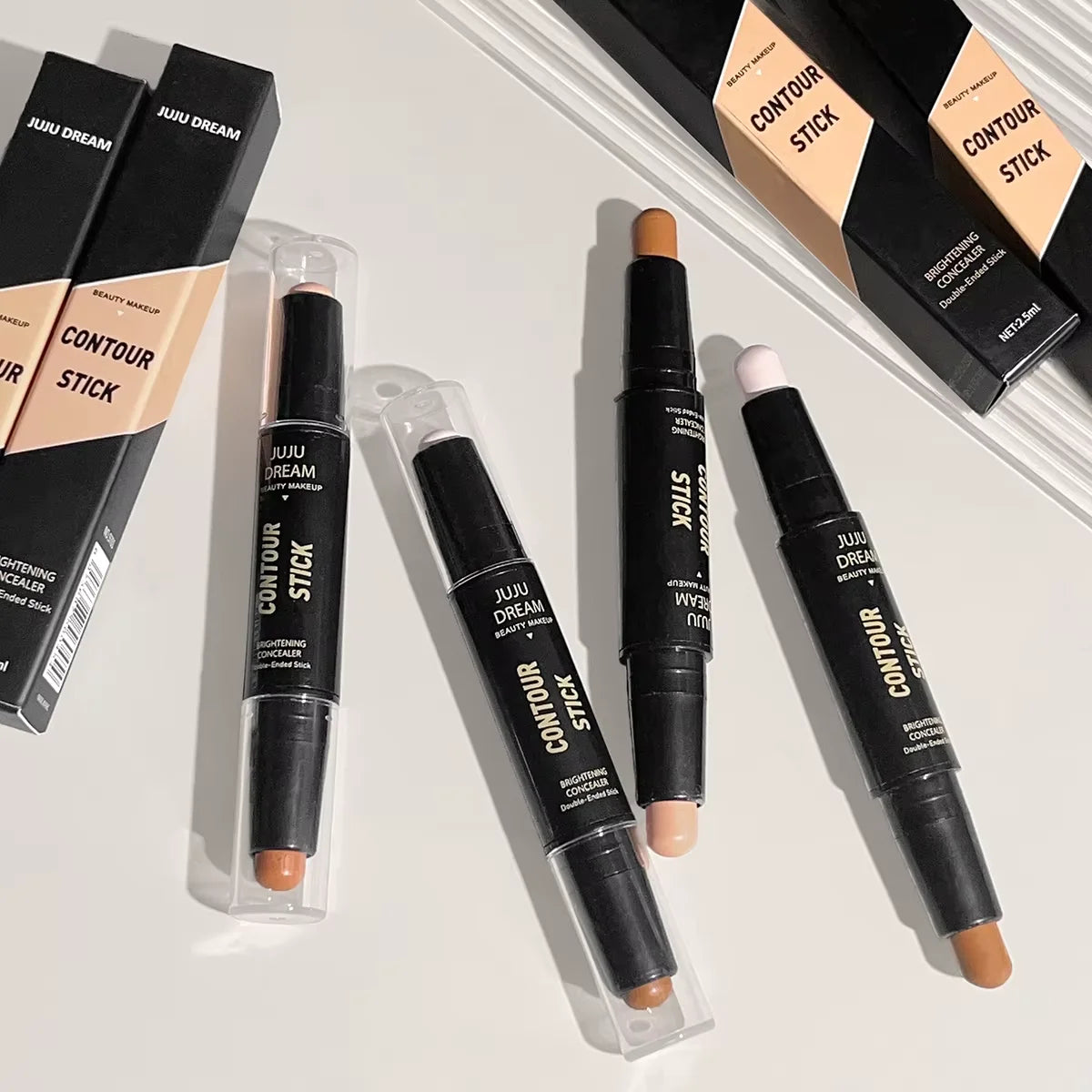 Double-ended Dual-Purpose High-Light Trimming Stick Three-Dimensional Contour Nose Shadow Facial Shape Brighten And Trimming mbzr