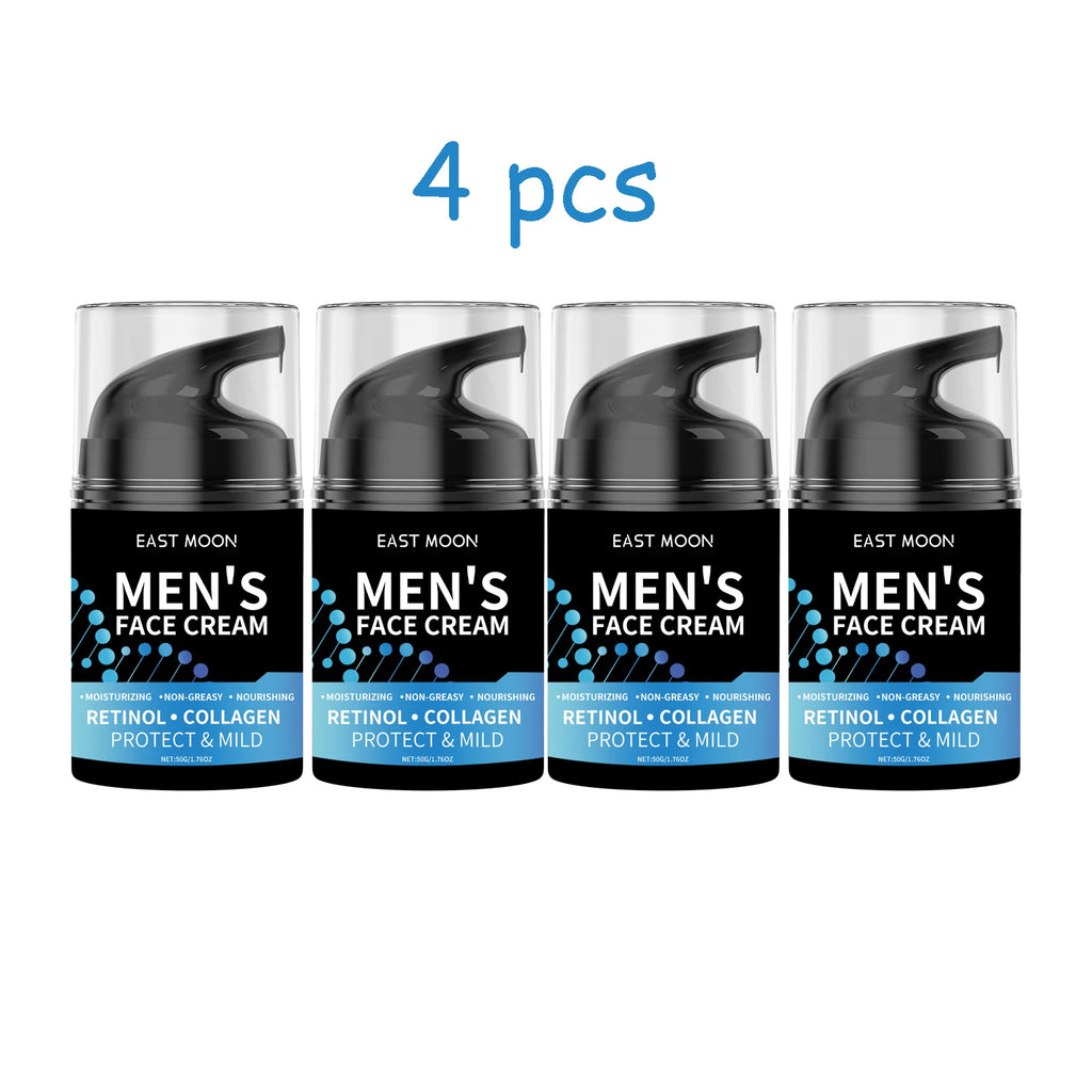 50G Men Retinol Face Cream Moisturizing Nourishing Anti-aging Skin Rejuvenation Fade Fine Lines Non-greasy Men Daily Skin Care mbzr