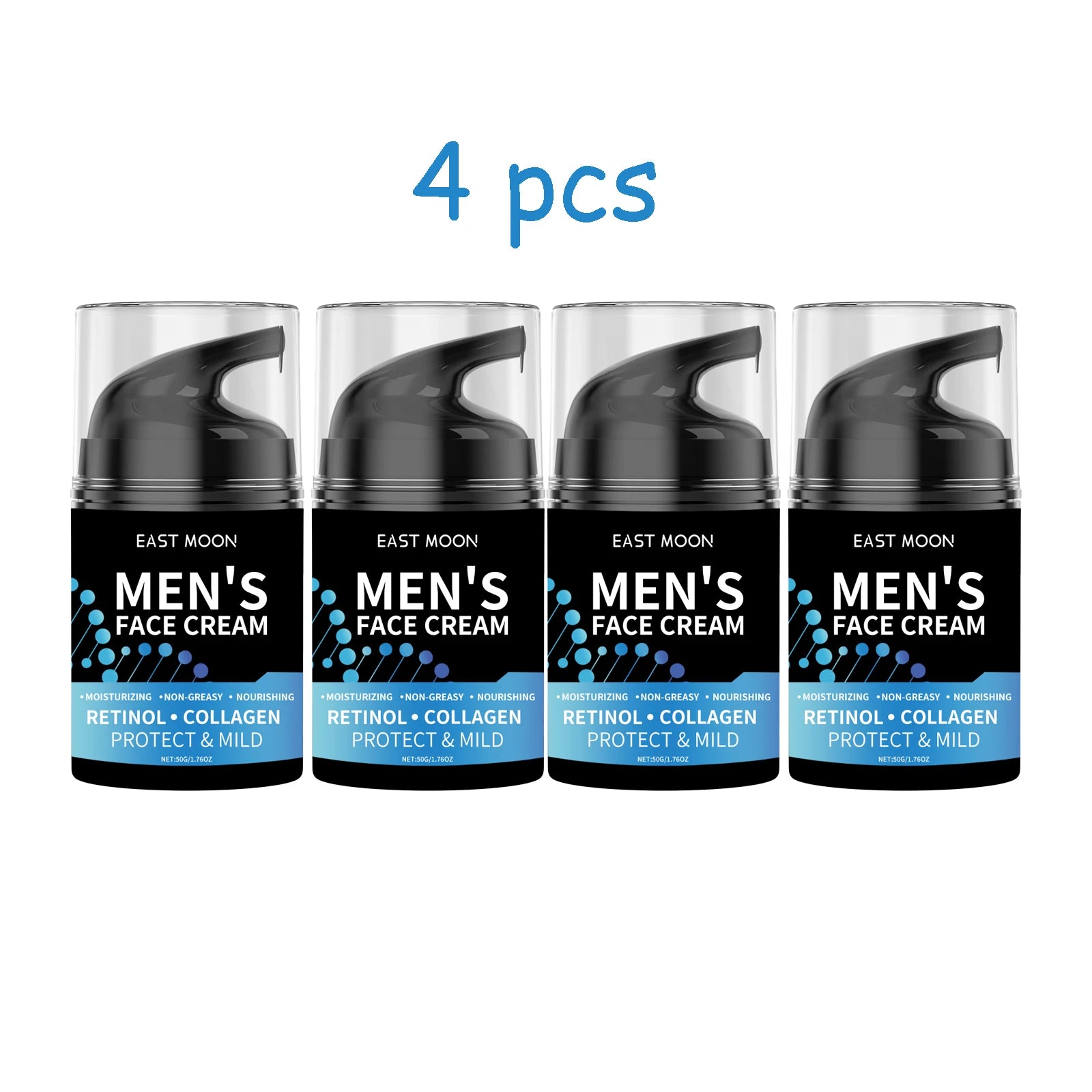 50G Men Retinol Face Cream Moisturizing Nourishing Anti-aging Skin Rejuvenation Fade Fine Lines Non-greasy Men Daily Skin Care mbzr