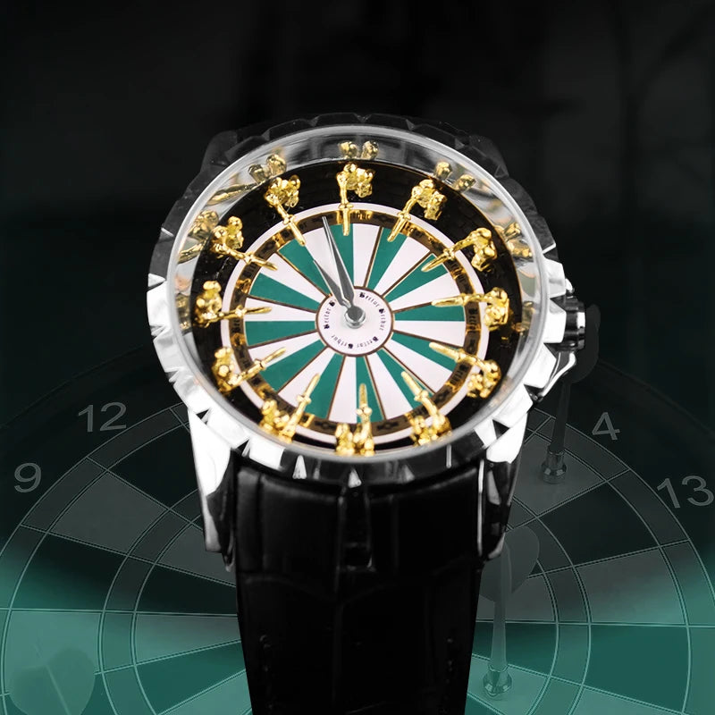 New Men Quartz watches large dial trendy sporty retro fashion leather strap Luxury Elegant Man quartz wrist watches mbzr