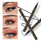6-Pcs Eye Makeup Set:3D Eyebrow Styling Wild+Liquid Eyeliner+Slim Volume Mascara+9-Color Eyeshadow Palette Easy to Apply Unisex mbzr