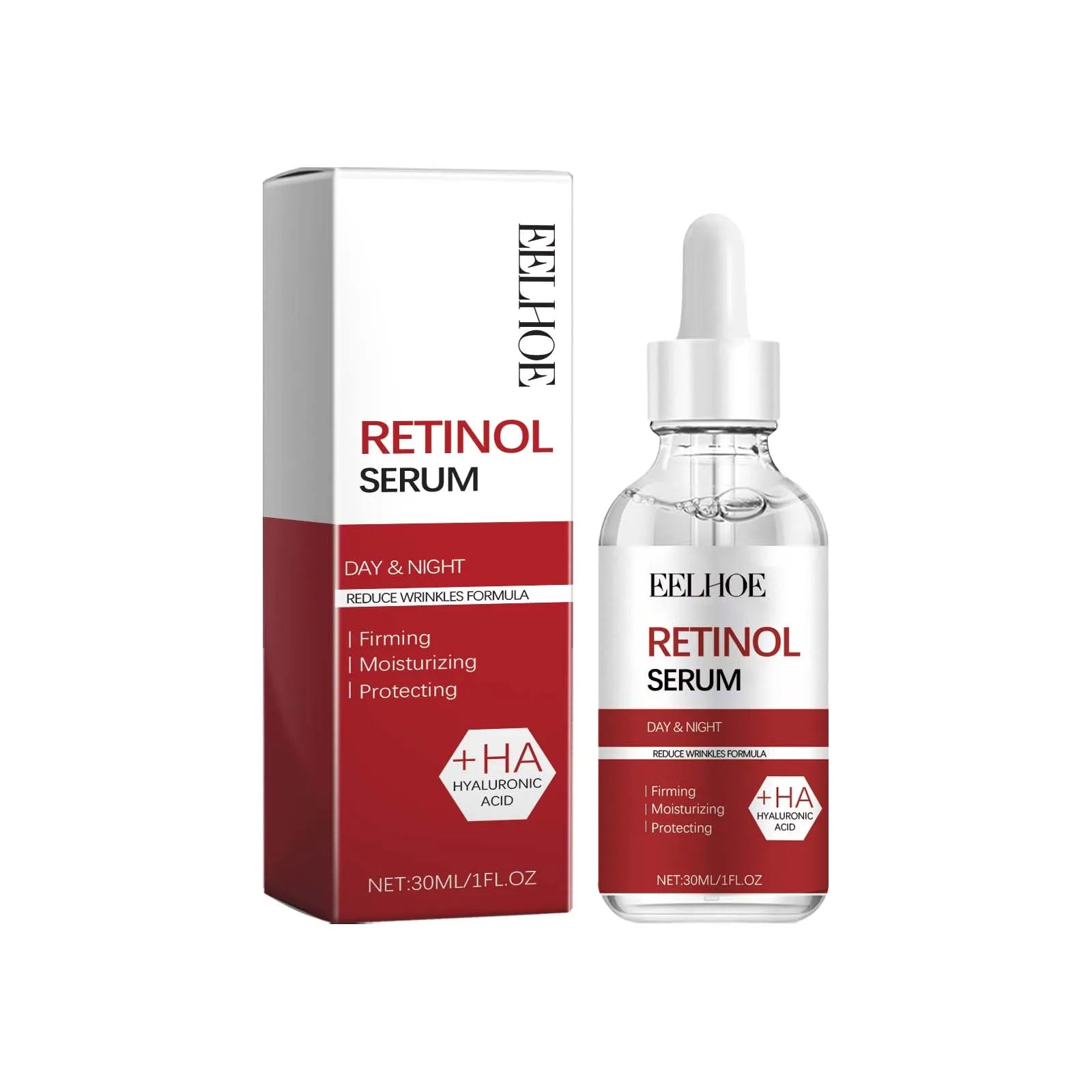 Retinol Serum Reduce Wrinkles Improve Dull Skin Rich Tender Skin Radiant Beautify Facial Moisturizing Hydrating Smooth Essence mbzr