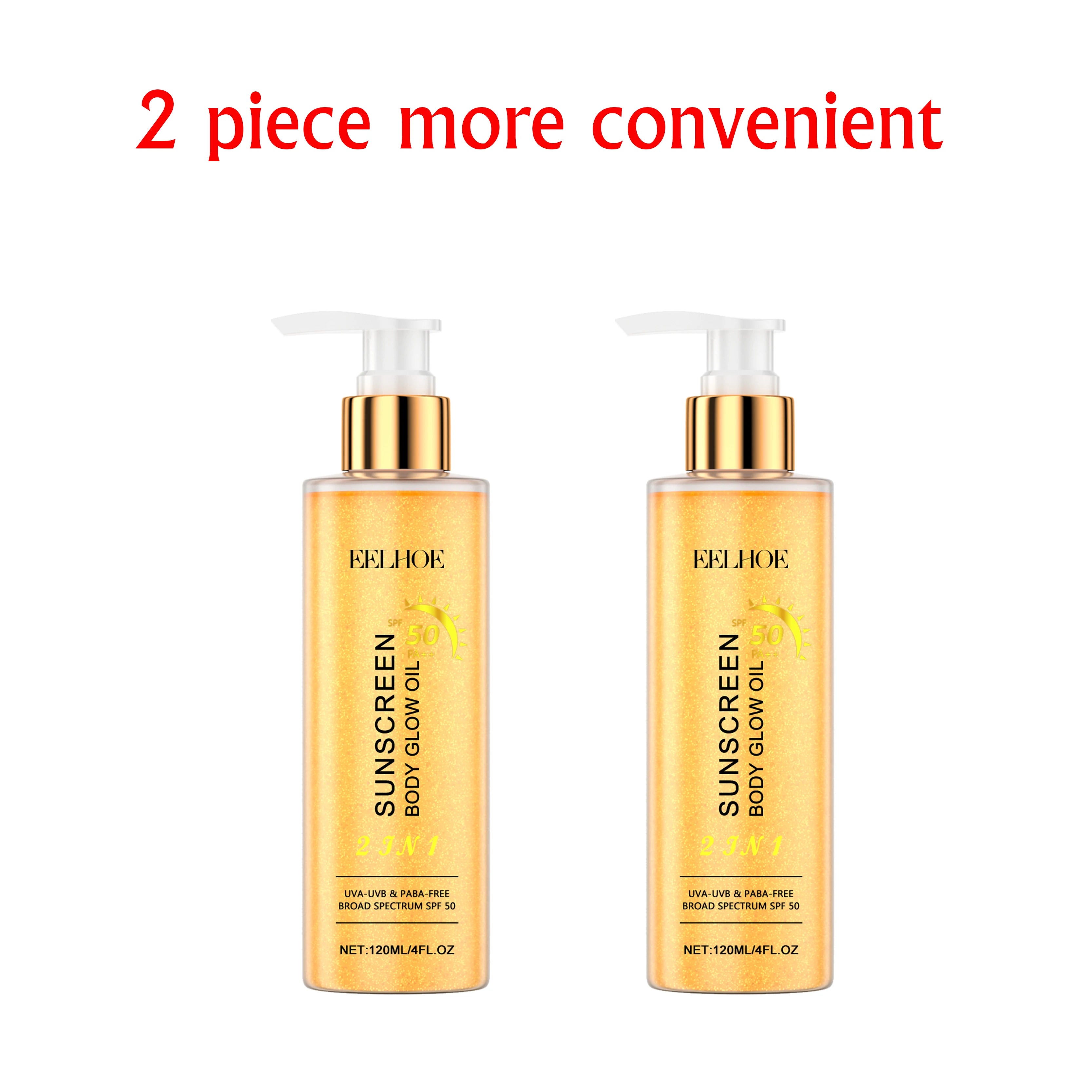 EELHOE Sunscreen Body Glow Oil Deep Nourish Moisturizing Skin Brightening Products Full Body Cleaning Bath Essential Oil mbzr