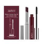 Black Brown Eye Lip Makeup Set Eyelash Spiral Brush Hydrating Lipstick Fast Dry Waterproof Lengthening Curling Mascara Cosmetic mbzr