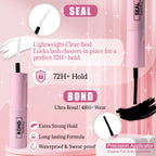 280PCS DIY Cluster Lashes Kit Ignite 80D | D Curl Fluffy Wispy Manga Lashes | Heat Bonded Fox Eye Individual Extensions with Bond and Seal | Long-Lasting Waterproof Home Makeup mbzr