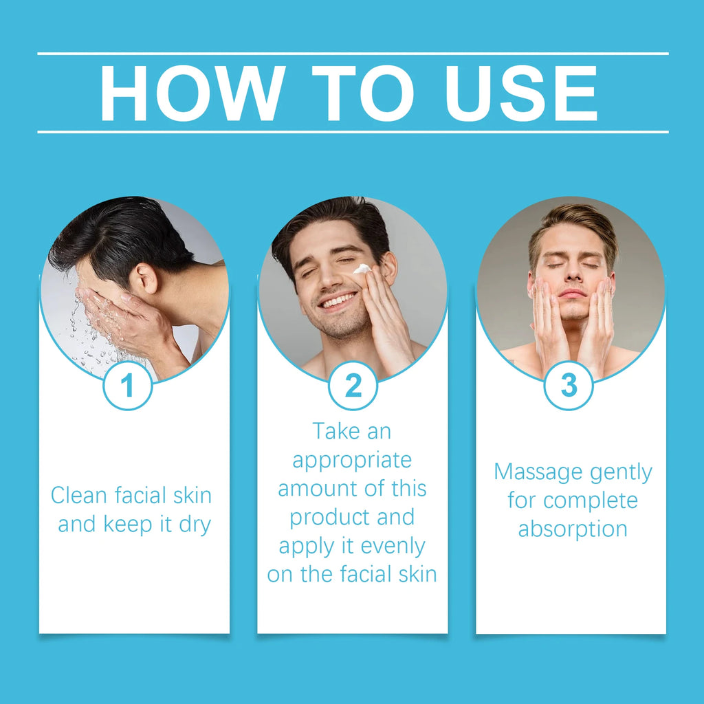 50G Men Retinol Face Cream Moisturizing Nourishing Anti-aging Skin Rejuvenation Fade Fine Lines Non-greasy Men Daily Skin Care mbzr
