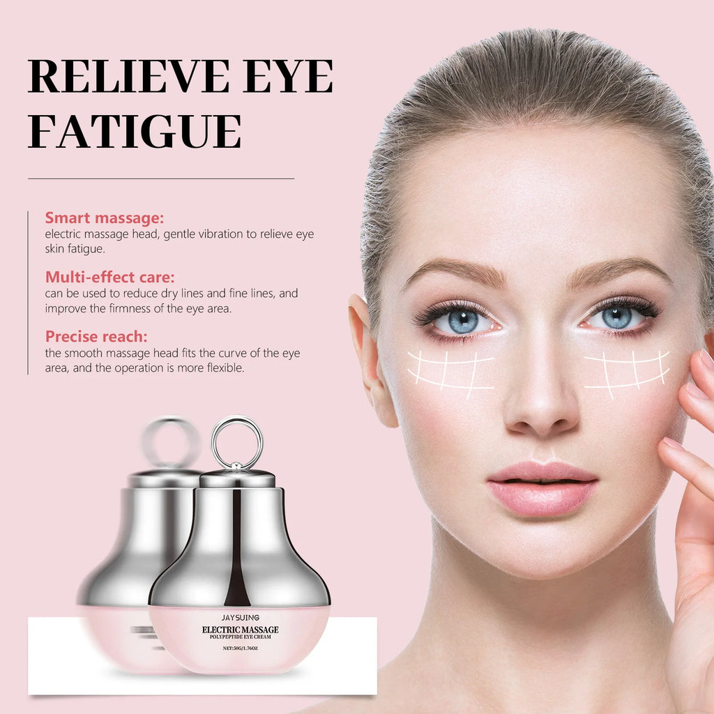 Electric Eye Firming Cream Fade Dark Circles Relieve Wrinkles Dullness Brighten Skin Moisturizing Automatic Roller Eye Serum mbzr