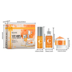 EELHOE Vitamin C Face Skin Care Set Moisturizing Improve Skin Texture Pore Shrink Enhance Skin Elasticity Facial Care Set mbzr