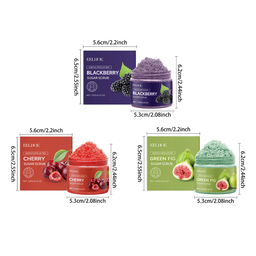 Eelhoe 120g Sugar Body Exfoliating Scrub Cleaning Skin Oil Control Remove Dead Skin Repair Rough Nourishing Smooth Skin Scrub mbzr