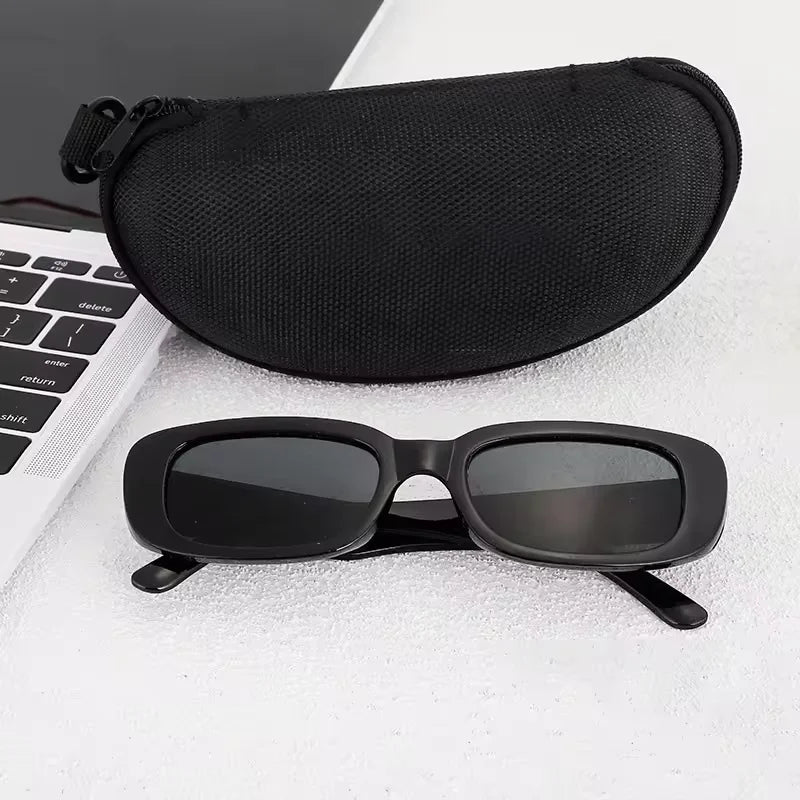 2026 New Small Sunglasses Women Men Trendy Vintage Brand Designer Hip Hop Square Green Sun Glasses Female Eyewear UV400