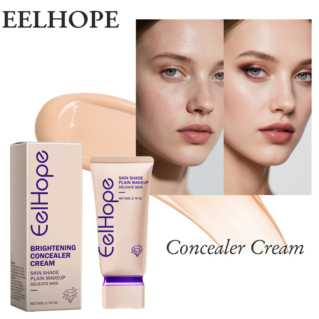 EELHOPE Concealer Cream Facial Foundation Base For Women Daily Makeup Long Lasting Cosmetic mbzr