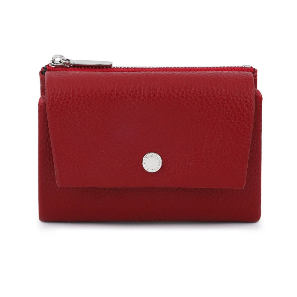 Magnetic Closure Leather Mini Coin Purse, Portable Flip Design Small Storage Pouch, Wholesale Wallet for Women