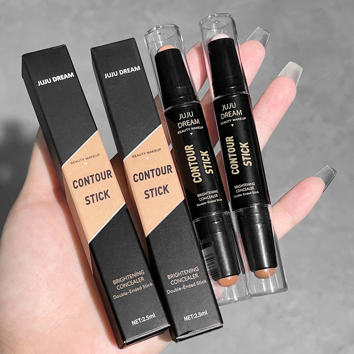 Double-ended Dual-Purpose High-Light Trimming Stick Three-Dimensional Contour Nose Shadow Facial Shape Brighten And Trimming mbzr