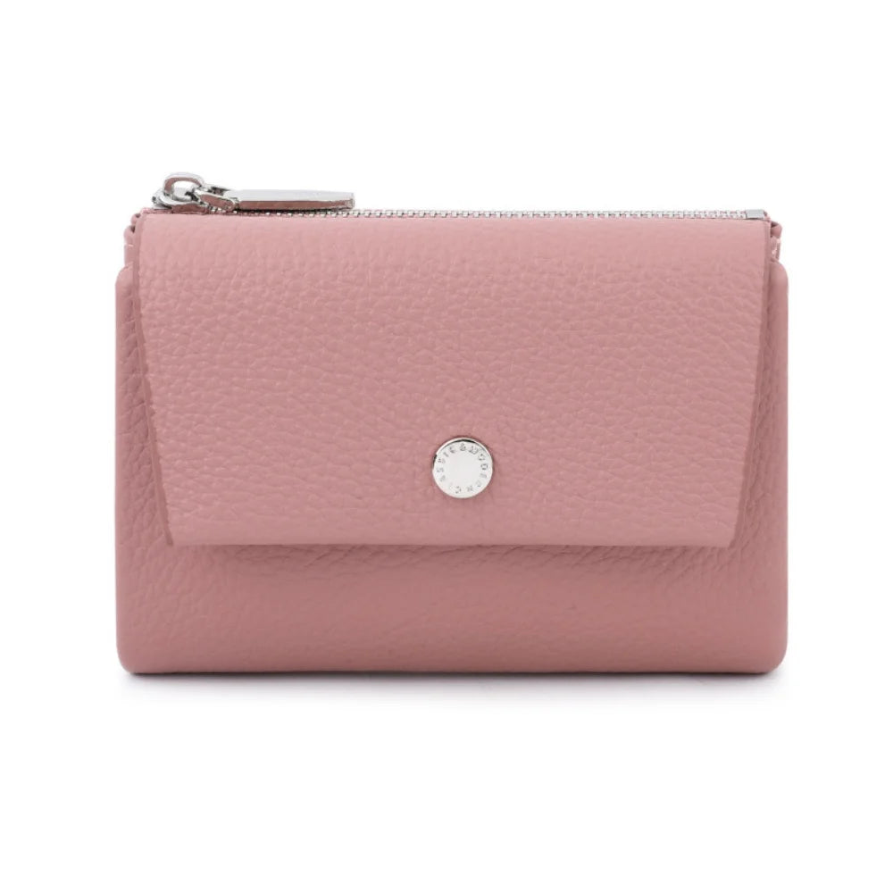 Magnetic Closure Leather Mini Coin Purse, Portable Flip Design Small Storage Pouch, Wholesale Wallet for Women