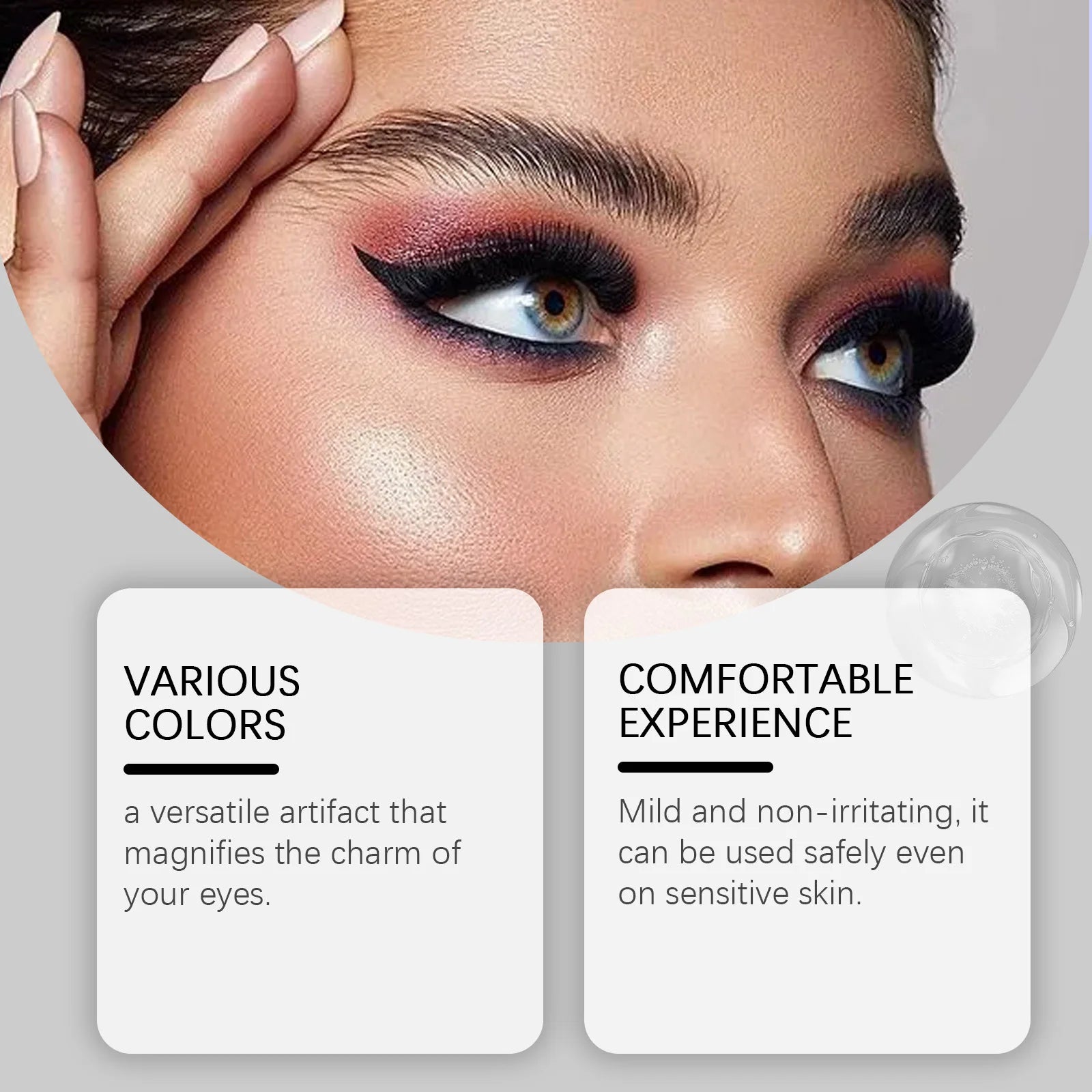 EELHOPE Multi Color Eyeliner Gentle Eye Makeup Non-irritating Lasting Eyeliner Waterproof Mild Portable Makeup Eyeliner