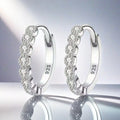 Elegant Silver Stud Earrings Versatile Dainty Single Pair Luxury Timeless Fine Jewelry mbzr