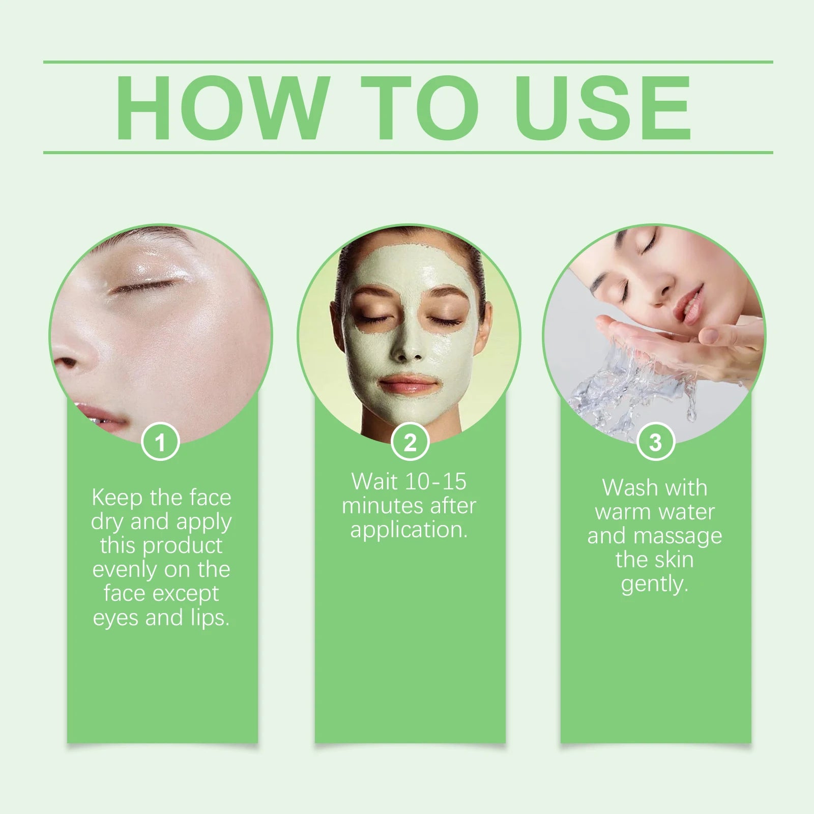 40G Mugwort Face Clay Mask Stick Gentle Cleaning Pores Moisturizing Enhance Smoothness Improve Skin Texture Nourishing Skin Soothing Repairing Face Mud Mask mbzr