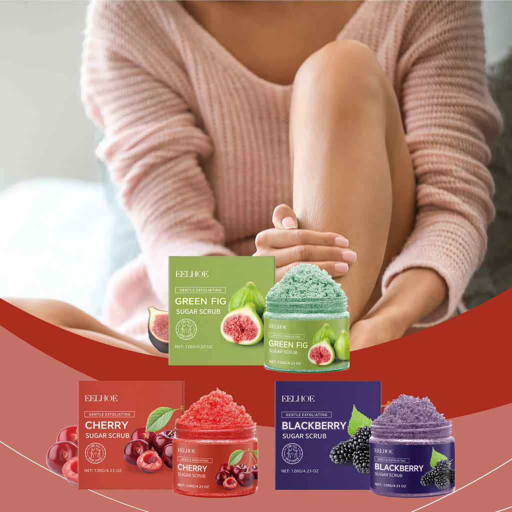 Eelhoe 120g Sugar Body Exfoliating Scrub Cleaning Skin Oil Control Remove Dead Skin Repair Rough Nourishing Smooth Skin Scrub mbzr