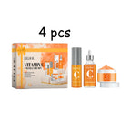 EELHOE Vitamin C Face Skin Care Set Moisturizing Improve Skin Texture Pore Shrink Enhance Skin Elasticity Facial Care Set mbzr