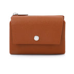 Magnetic Closure Leather Mini Coin Purse, Portable Flip Design Small Storage Pouch, Wholesale Wallet for Women