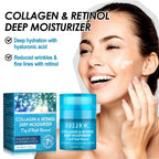 Eelhoe 48ml Retinol Moisturizer Cream Remove Wrinkle Reduce Fine Lines Tender Skin Collagen Boost Hydrating Facial Care Cream mbzr