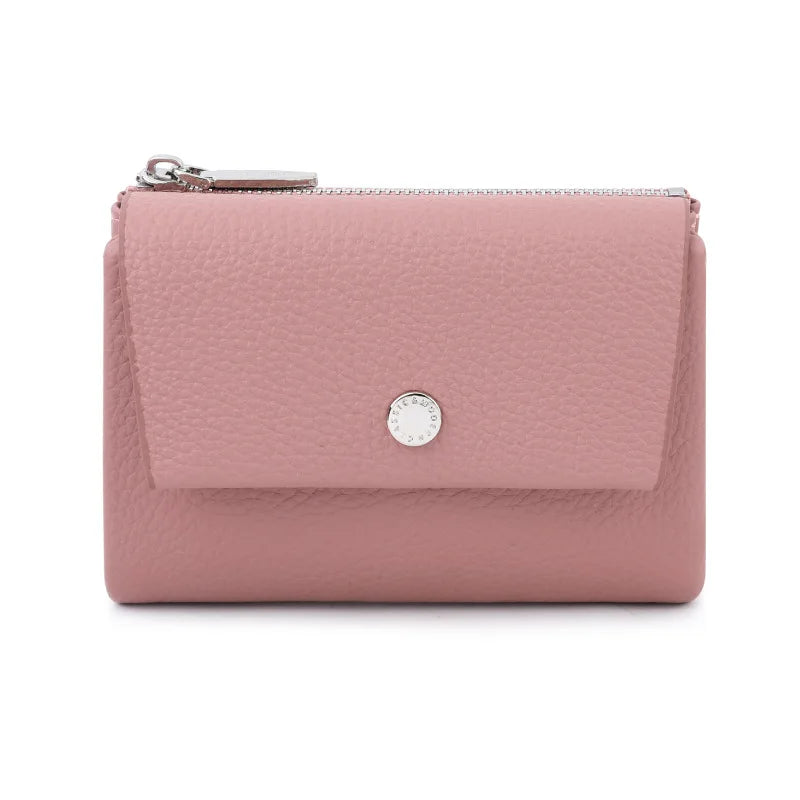 Magnetic Closure Leather Mini Coin Purse, Portable Flip Design Small Storage Pouch, Wholesale Wallet for Women