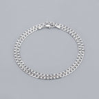 Link Chain 8mm Necklace 925 Silver – Unisex Lobster Clasp mbzr