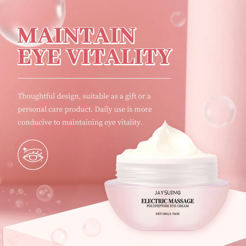 Electric Eye Firming Cream Fade Dark Circles Relieve Wrinkles Dullness Brighten Skin Moisturizing Automatic Roller Eye Serum mbzr