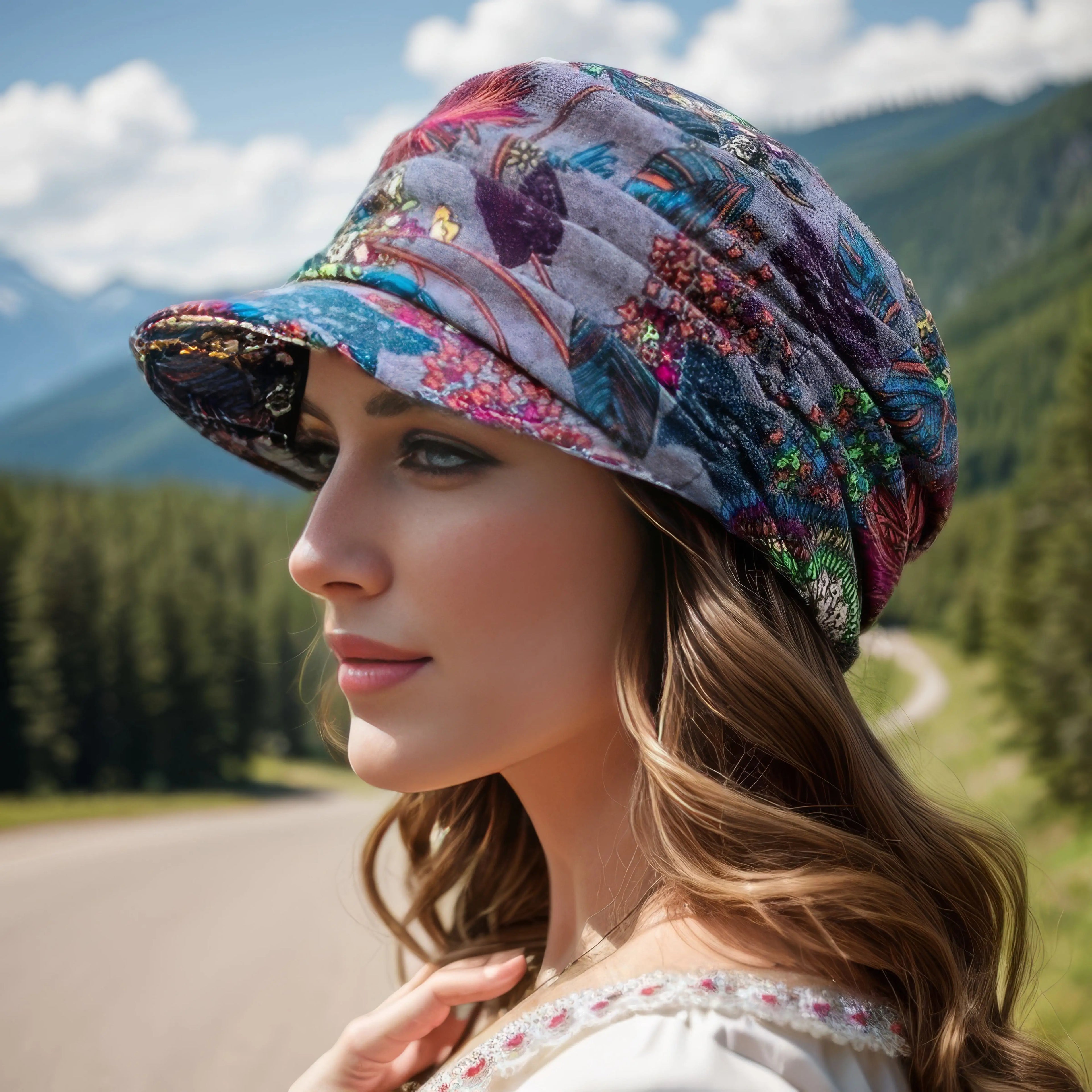 Duckbill Hats, Fashionable Women's Hats, Soft Fabric, Suitable for Daily Outings and Shopping