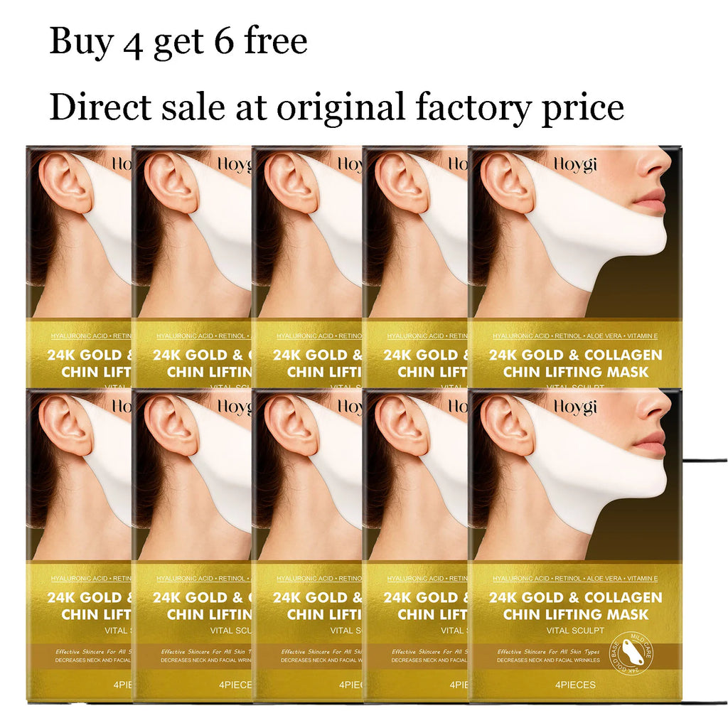 4 PCS Collagen Skin Lifting Mask Gentle Moisturizing Enhance Smoothness Firming Brightening Enhance Elasticity Facial Mask mbzr