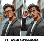 Night vision sunglasses, car night driving glasses, driver's goggles, unisex sunglasses, UV-blocking sunglasses, glasses