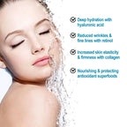 Eelhoe 48ml Retinol Moisturizer Cream Remove Wrinkle Reduce Fine Lines Tender Skin Collagen Boost Hydrating Facial Care Cream mbzr
