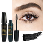 4D Black Mascara Thickening Lengthening Waterproof Fiber Mascara Long Lasting Eyelash Makeup Waterproof Liquid Fiber Mascara mbzr