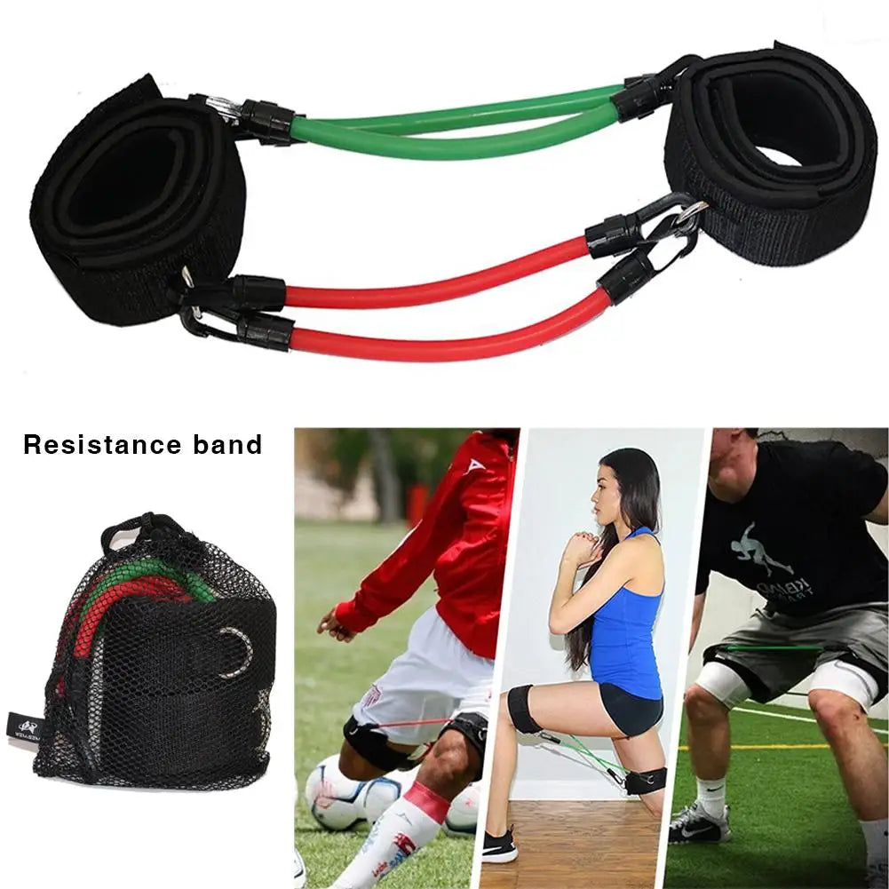 Speed Agility Kinetic Leg Resistance Bands Jump Trainer Yoga Taekwondo Trainer Pulling Rope For Home Gym Accessories mbzr