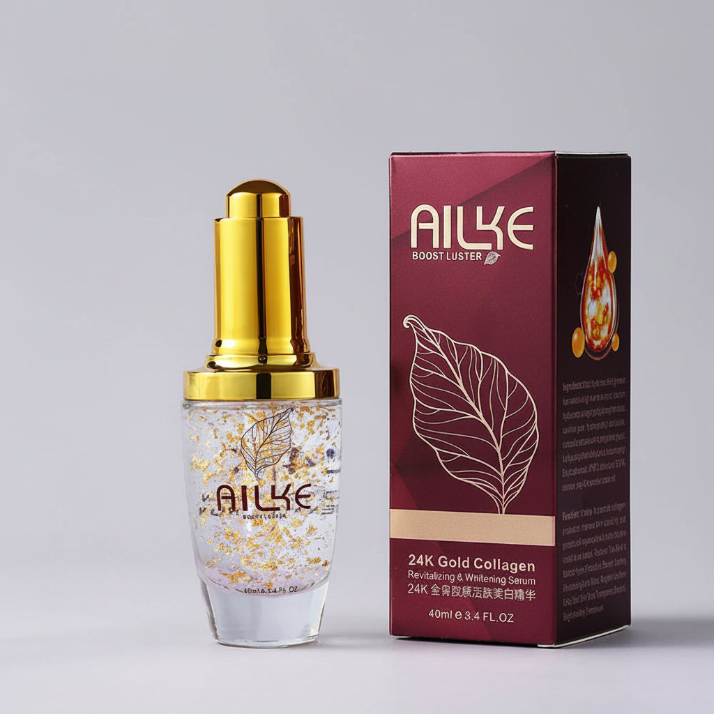 AILKE Whitening Face Care Set, Moisturizing, Brightening, With Collagen Vitamin C, Even Skin Tone, Suitable for Men and Women mbzr