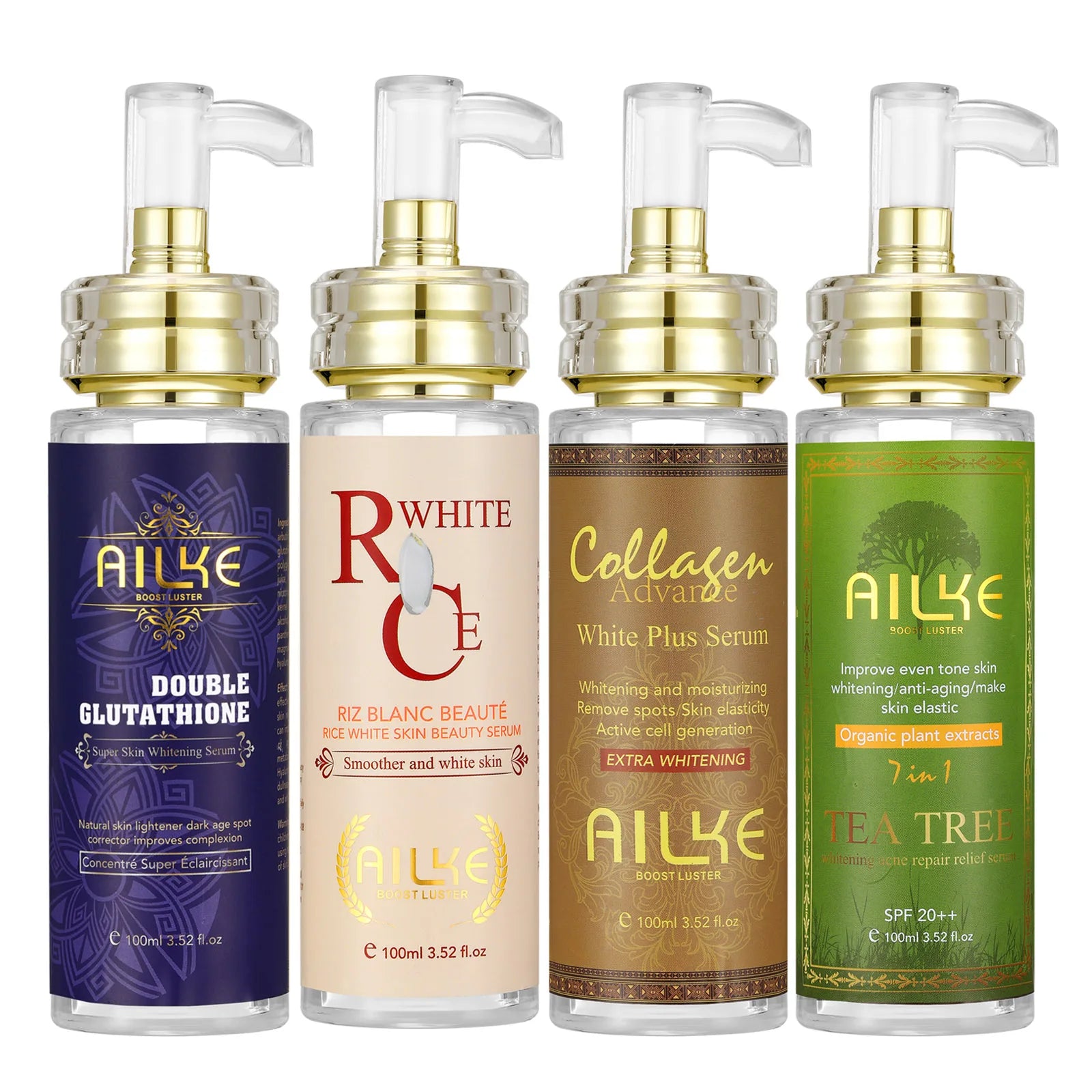 AILKE Face And Body Whitening Serum, Hydration Moisturizing, Dark Spots Remover, Skin Glowing, Even Skin Tone, 100ML/3.52 OZ mbzr